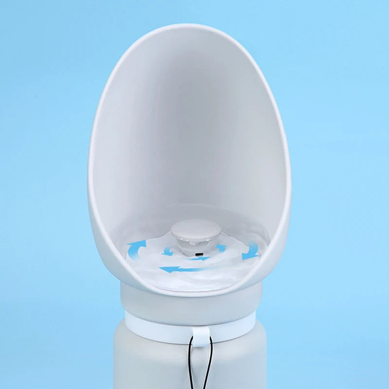 Skanto | 550ml Foldable & Leak-Proof Pet Water Bottle for Travel