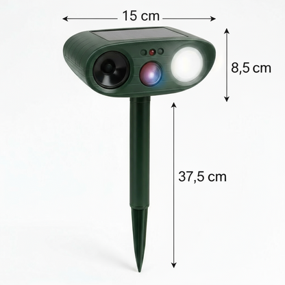 Kalsten | Solar-Powered Ultrasonic Deer Repeller - Effective Deer Deterrent for Gardens & Yards in 48 Hours