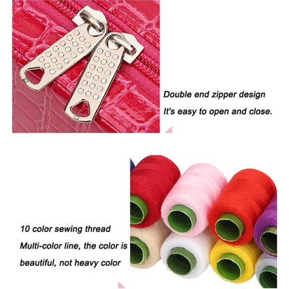BowLift | CraftVault Portable Sewing Kit in Faux Leather Case