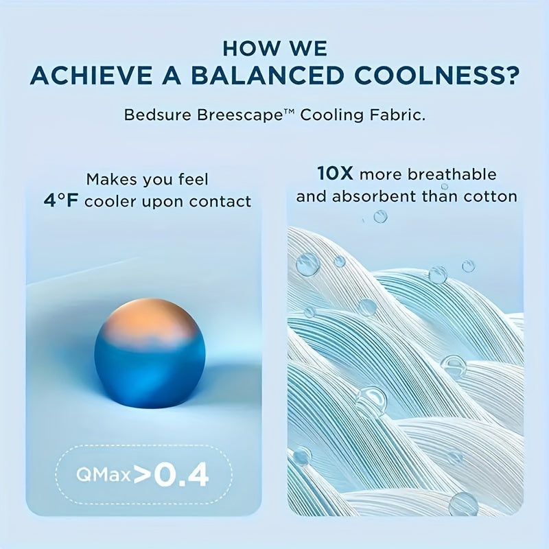 CoolBreeze – Ultra-Soft Cooling Blanket for Summer Comfort Bowlift