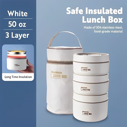 CuisineChic - Insulated Thermal Lunch Box for Fresh and Healthy Meals