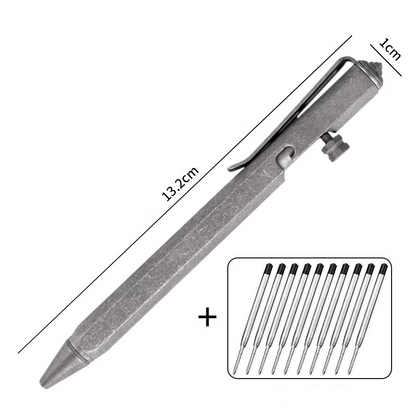 BowLift | Tactical Titanium Alloy Self-defense Signature Pen