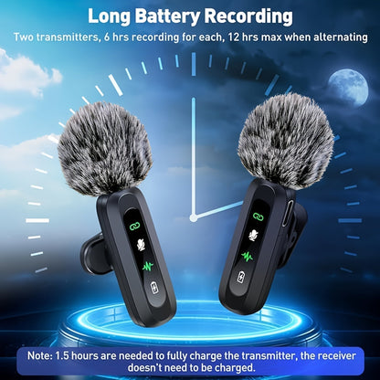 Kalsten | SoundSnap Wireless Clip Microphone – USB-C Microphone for Smartphone and Tablet