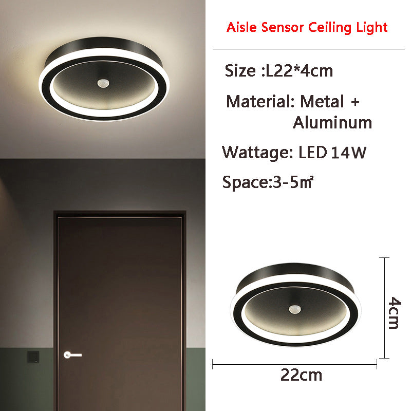 BowLift | MotionGlide PIR Motion Sensor LED Ceiling Light | Smart Lighting | Energy Efficient | Perfect for Hallway & Bathroom