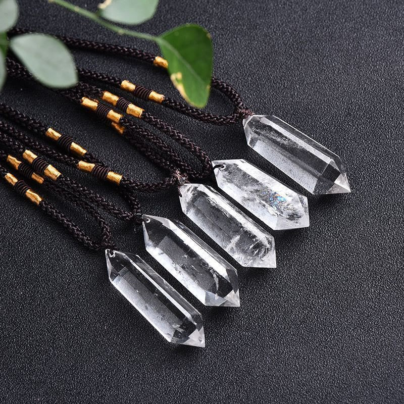 Skanto | Natural Crystal Amethyst Healing Necklace - Lyra