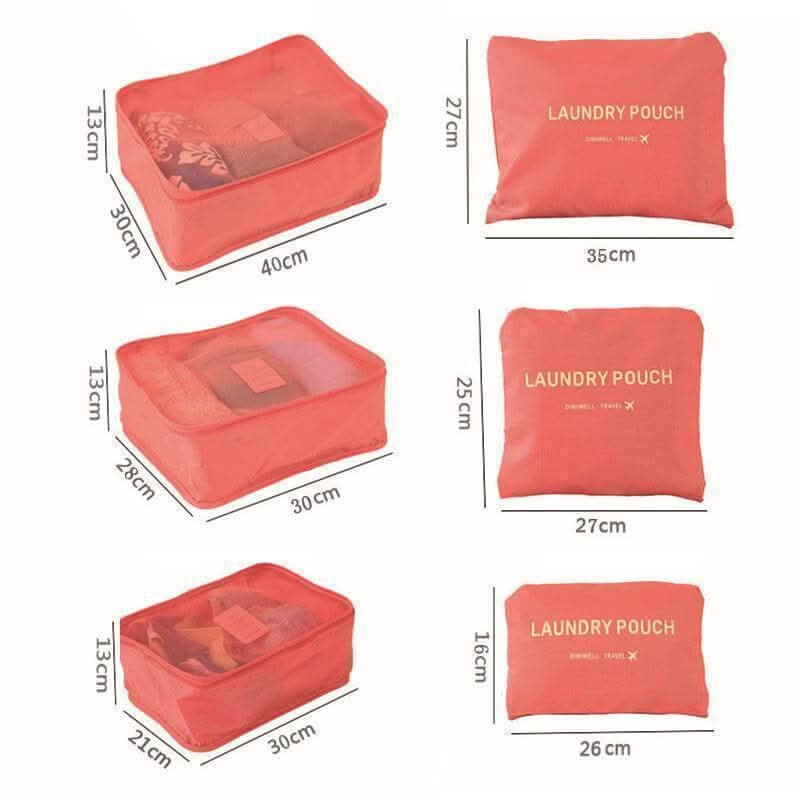 Skanto | 6-Piece Luggage Packing Cubes Travel Set