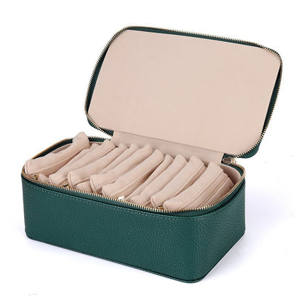 Jewelry box with 12 zipper compartments | Bowlift