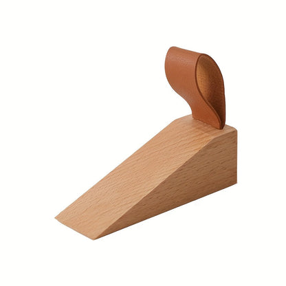 BowLift | NordGrip Wooden Doorstop – Scandinavian Design with Non-Slip Base