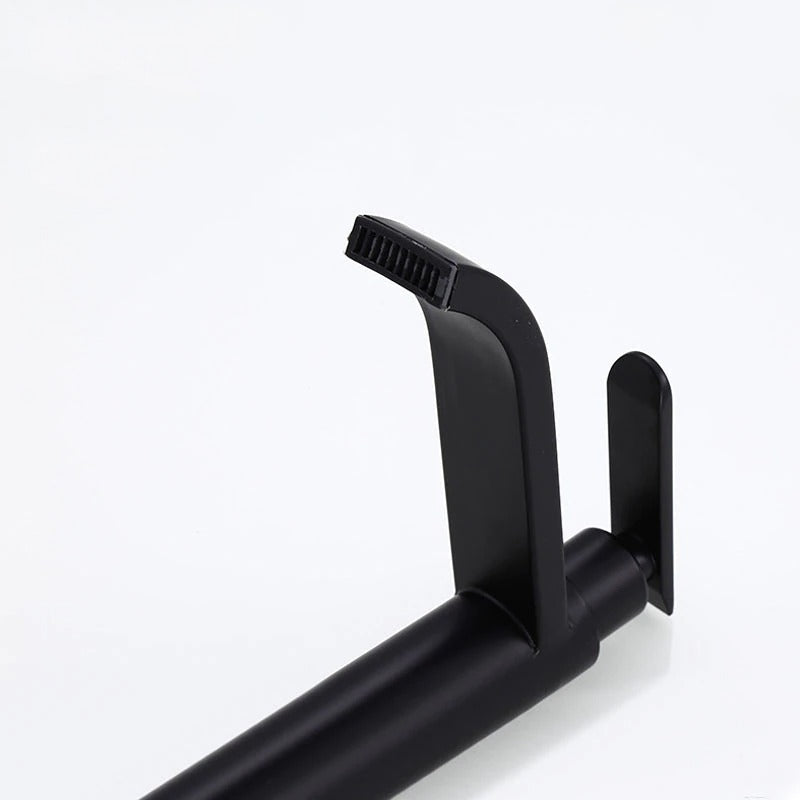 Skanto | Matte Black Cold Water Single Faucet for Sink Installation