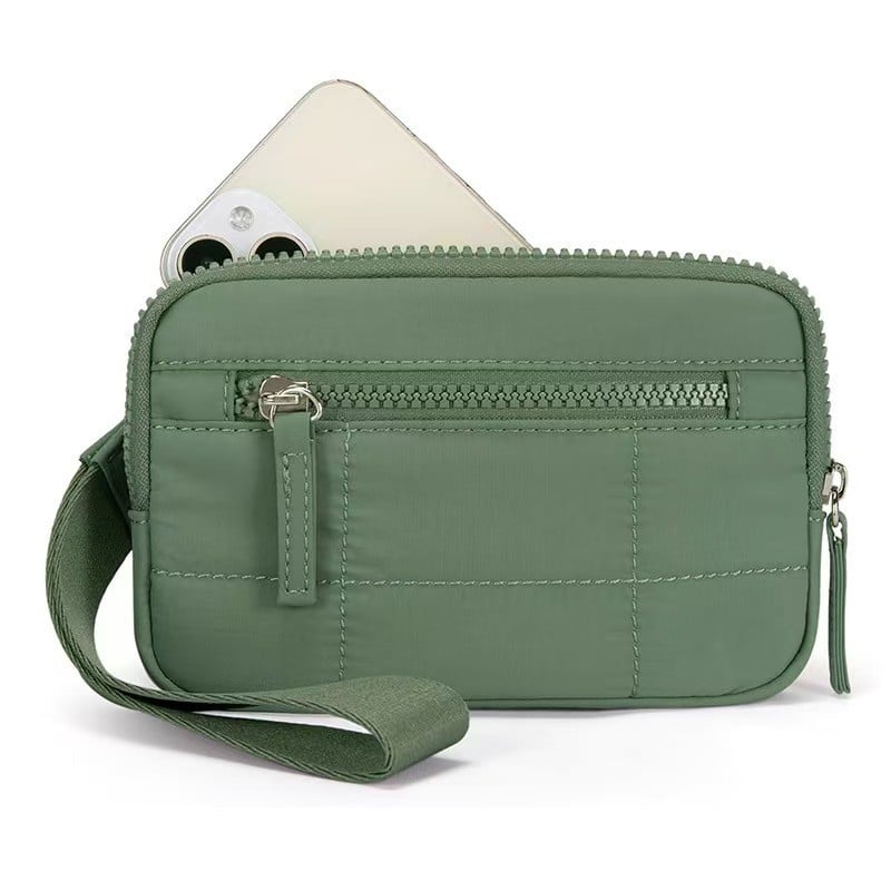Skanto | Stylish Nylon Wristlet Wallet with Multiple Compartments
