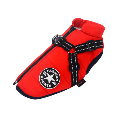Winter Dog Jacket with Harness | Karnz