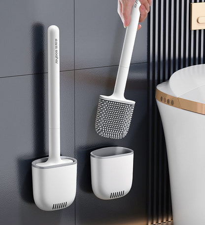 SiliClean – Antibacterial Silicone Wall Toilet Brush Skanto