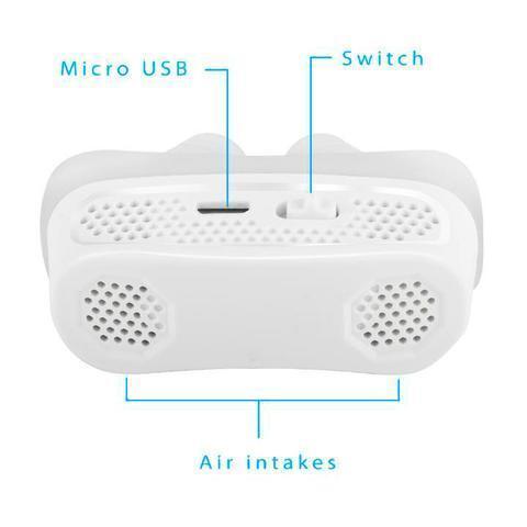 Micro CPAP Anti-Snoring Electronic Device
