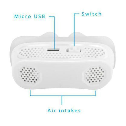 Micro CPAP Anti-Snoring Electronic Device