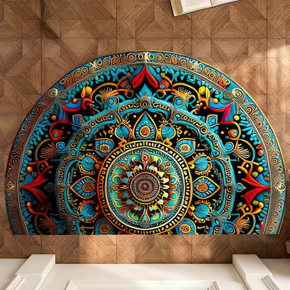 Half Moon Mandala Door Mat Kalsten