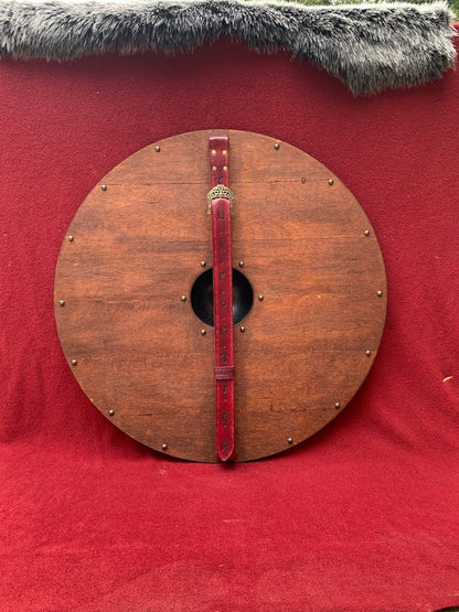 Skanto | Eivor Valhalla Raven Battle Damaged Viking Wood Shield 30CM