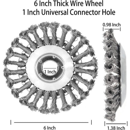 BowLift | Universal Steel Wire Trimmer Brush Head