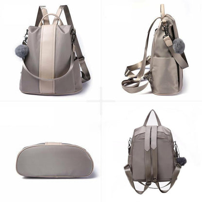 Waterproof Nylon Anti-theft Backpack