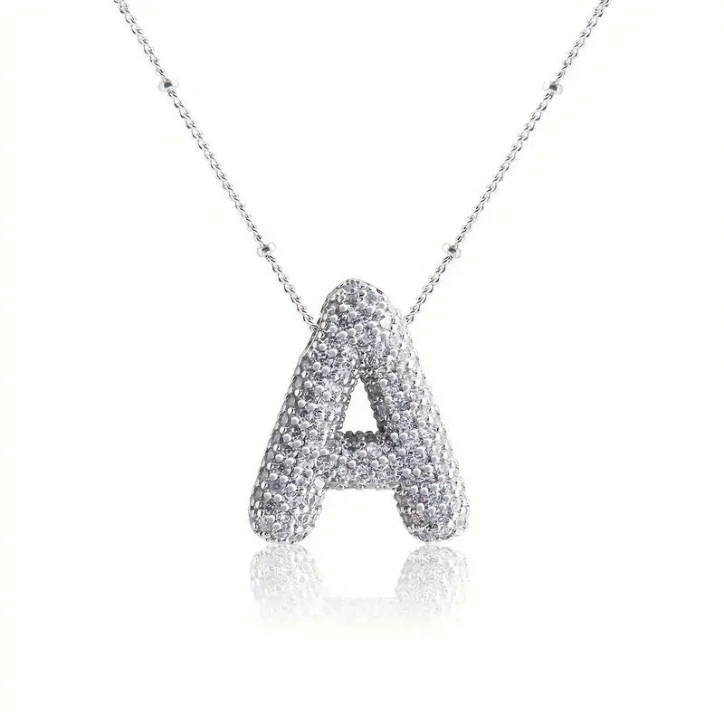 Skanto | Alphabet Diamond Pendant Necklace
