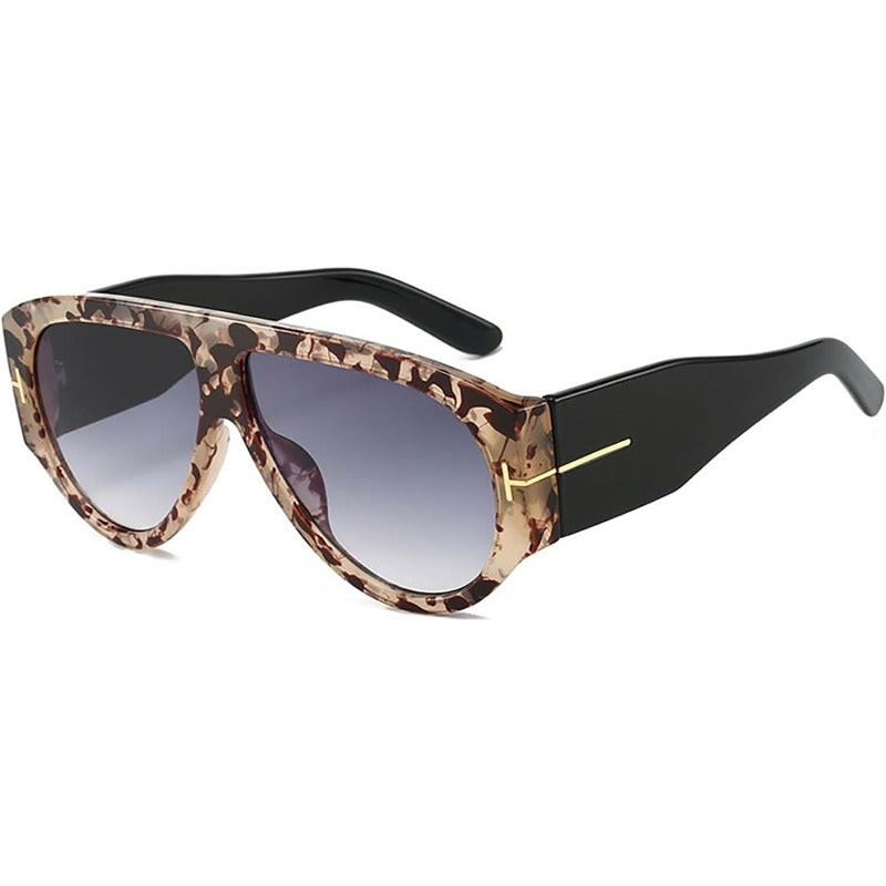 Oversized UV400 Aviator Sunglasses Bowlift