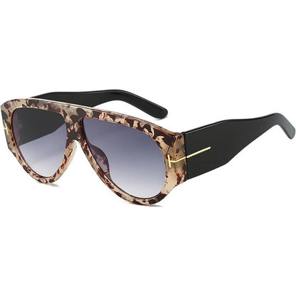 Oversized UV400 Aviator Sunglasses Bowlift