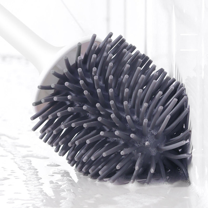 BowLift | Silicone Toilet Brush with Holder | Modern, Efficient Loo Brush for Home Cleaning