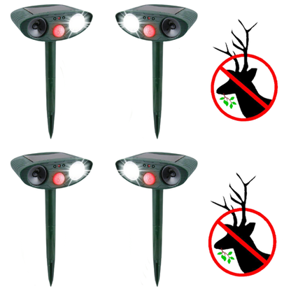 Skanto | Solar Ultrasonic Deer Repeller - Effective Deer Deterrent for Gardens & Farms Within 48 Hours