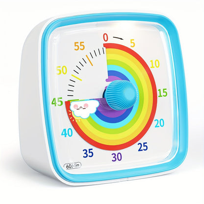 BowLift | Rainbow Time Management Timer – Visual 60-Minute Countdown Timer for Study, Work and Home