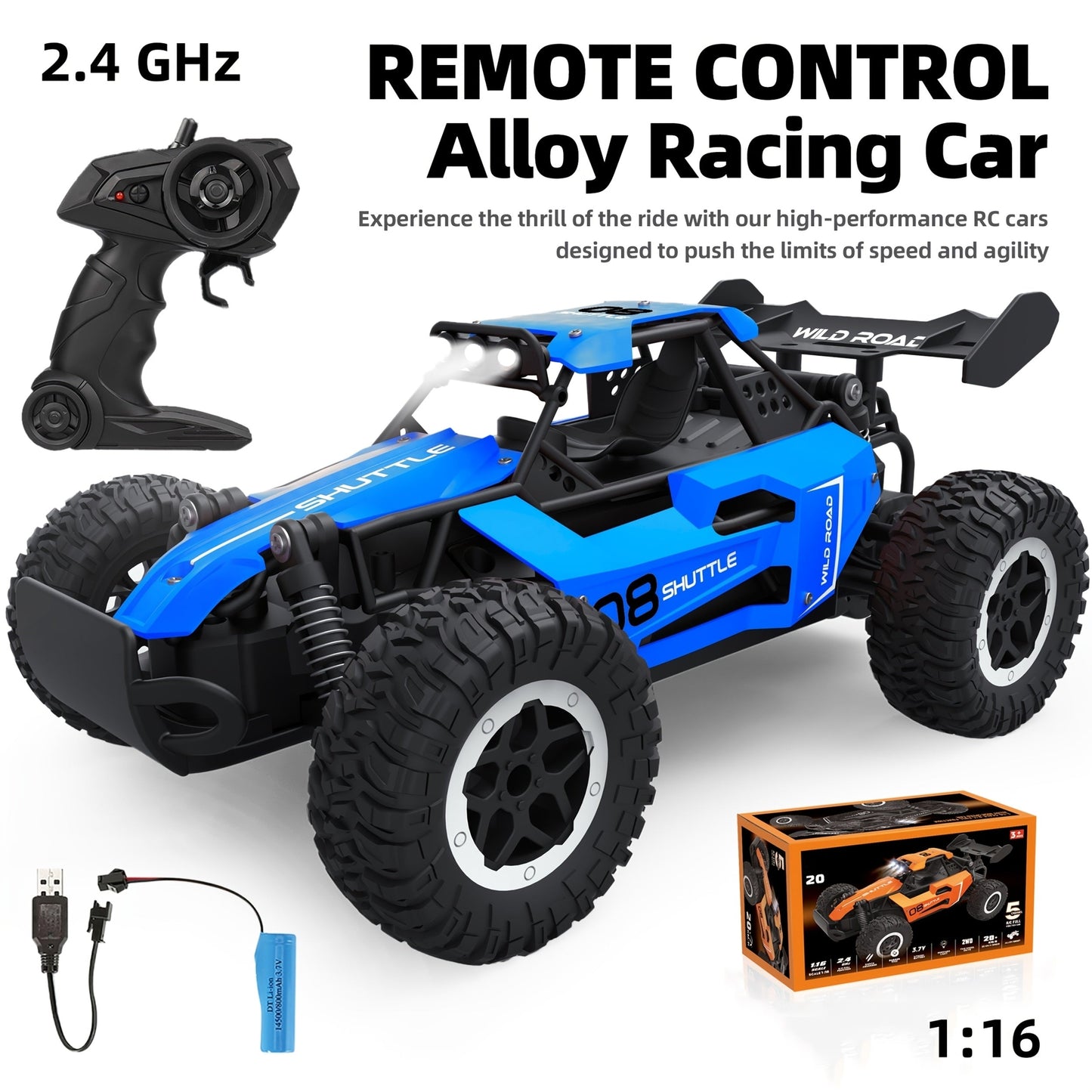 Skanto | Remote Control Off-Road Alloy Racing Car