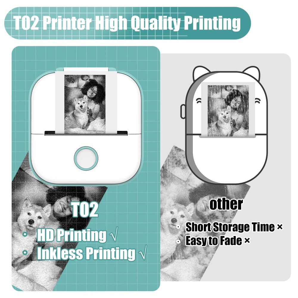 Skanto | PocketPrint Mini – Portable Inkless Thermal Photo Printer