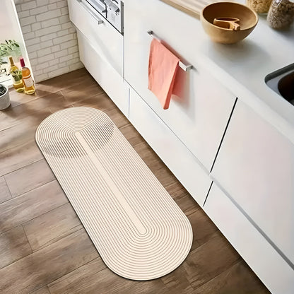 Skanto | AquaStone Diatomite Bath Mat – Ultra Absorbent, Non-Slip & Soft