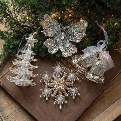 Skanto | Christmas Decorations Sequins Acrylic Transparent Pendant