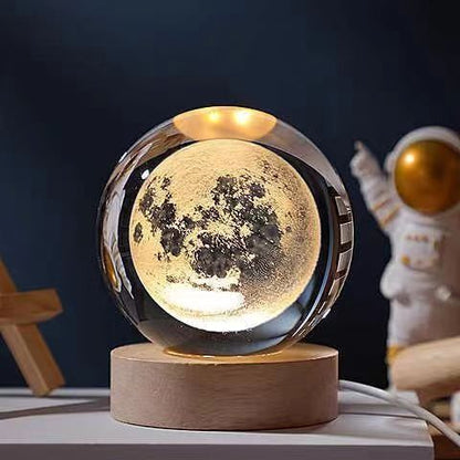 3D Crystal Ball Night Lamp