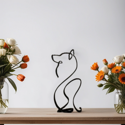 BowLift | Artipaws Abstract Dog Sculpture | Modern Design | High-Quality Art Figure | For Shelf & Table