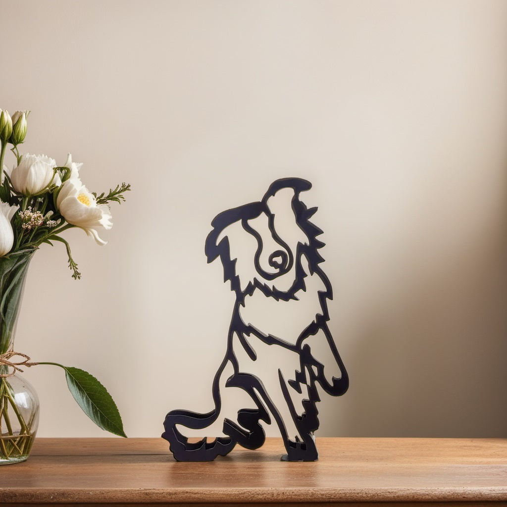 BowLift | Artipaws Abstract Dog Sculpture | Modern Design | High-Quality Art Figure | For Shelf & Table
