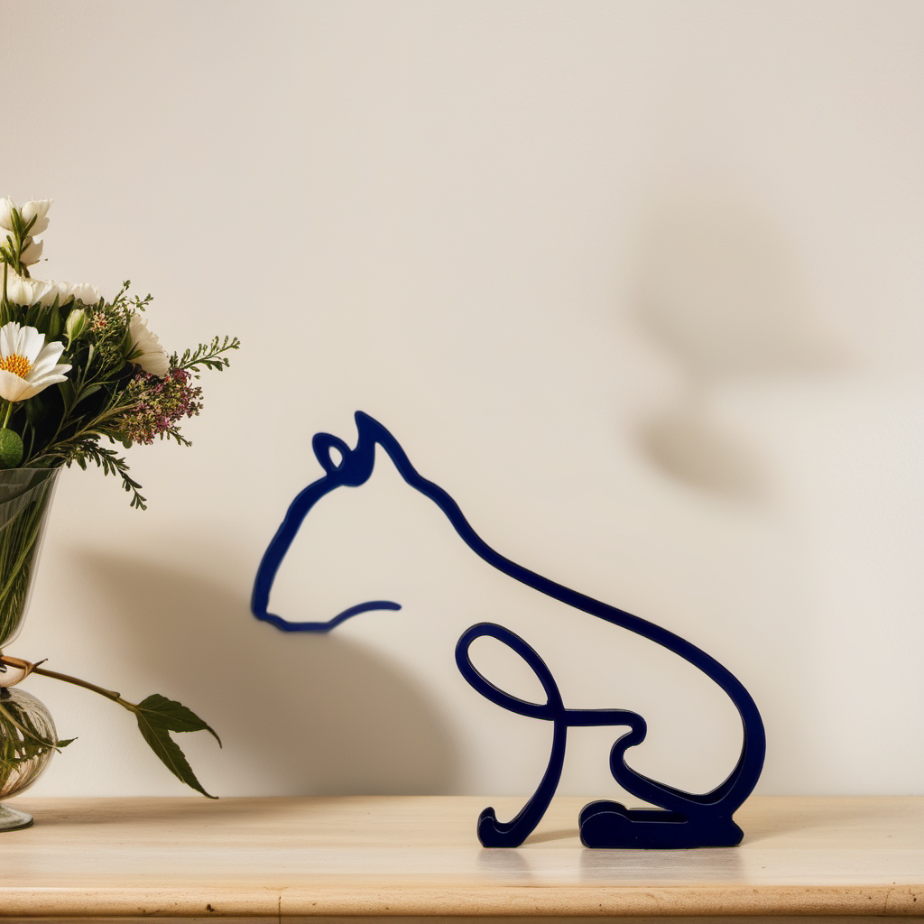 BowLift | Artipaws Abstract Dog Sculpture | Modern Design | High-Quality Art Figure | For Shelf & Table