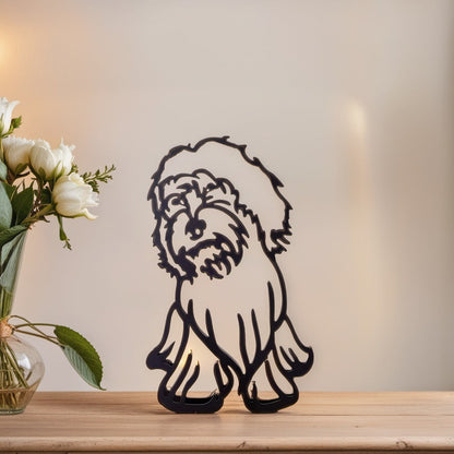BowLift | Artipaws Abstract Dog Sculpture | Modern Design | High-Quality Art Figure | For Shelf & Table