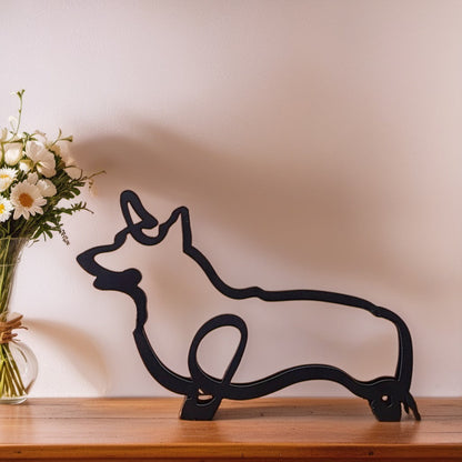 BowLift | Artipaws Abstract Dog Sculpture | Modern Design | High-Quality Art Figure | For Shelf & Table