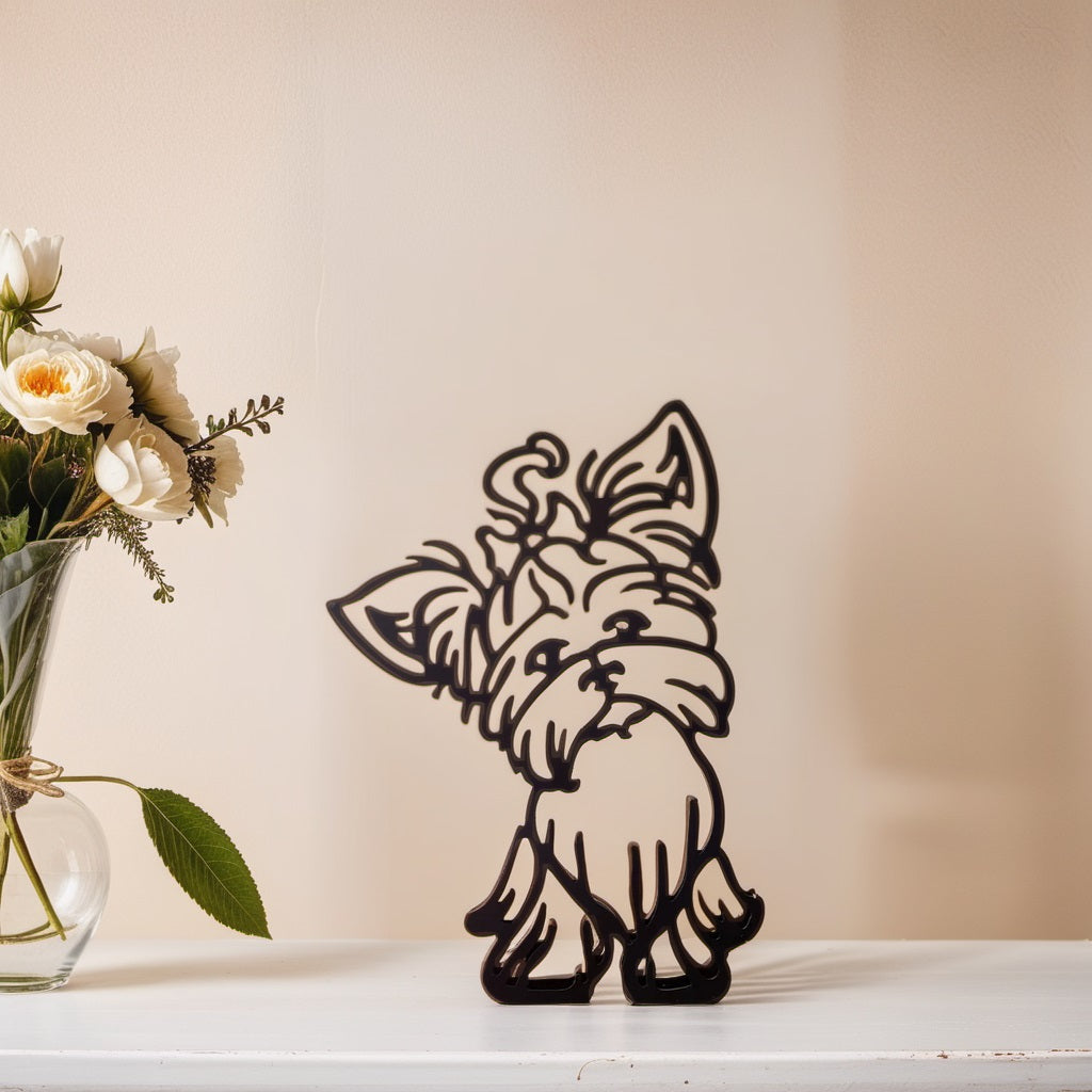 BowLift | Artipaws Abstract Dog Sculpture | Modern Design | High-Quality Art Figure | For Shelf & Table