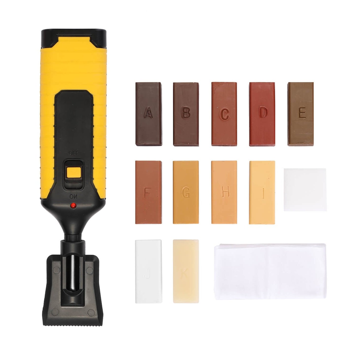 BowLift | Wood Surface Repair Kit | 11 Wax Blocks & Heat Pen | Furniture, Floors & Cabinets