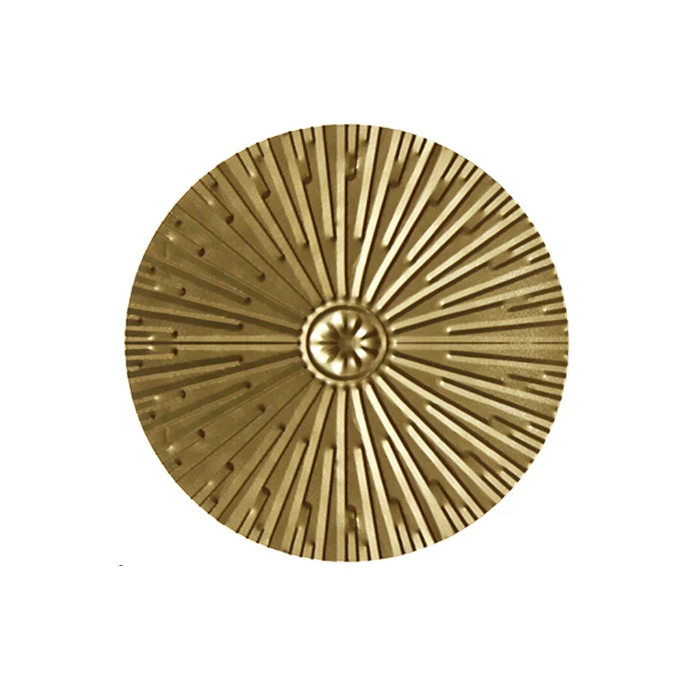 BowLift | Elegant Round Gold Metal Wall Hanging Decoration