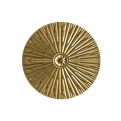 BowLift | Elegant Round Gold Metal Wall Hanging Decoration