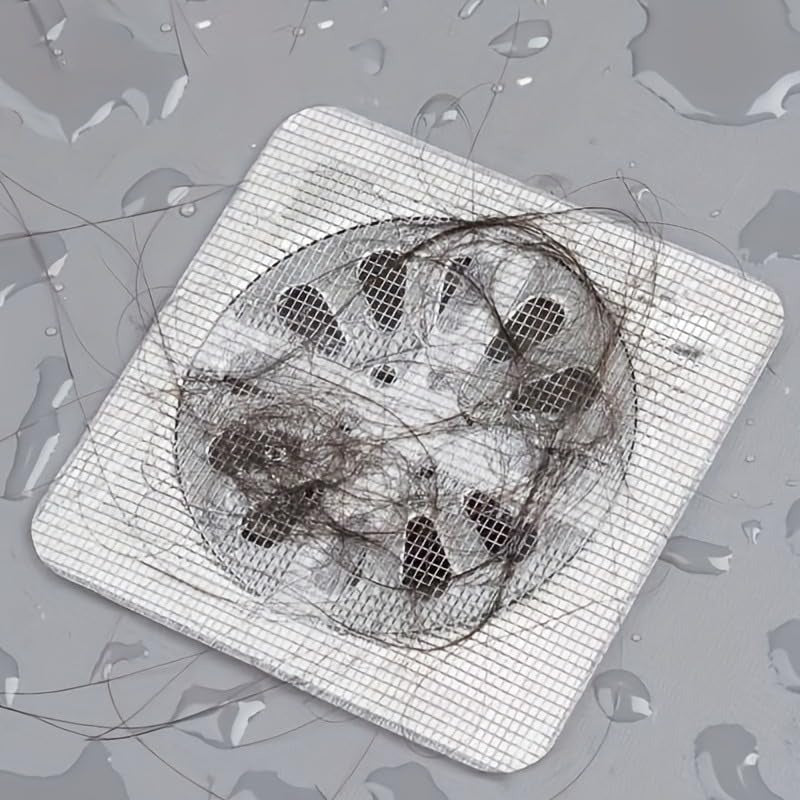 Disposable Drain Cover Stickers – Hair Catcher & Insect Blocker Bowlift
