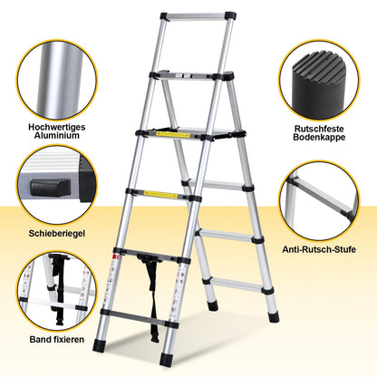 Telescoping ladder Folding ladder A-frame | Bowlift
