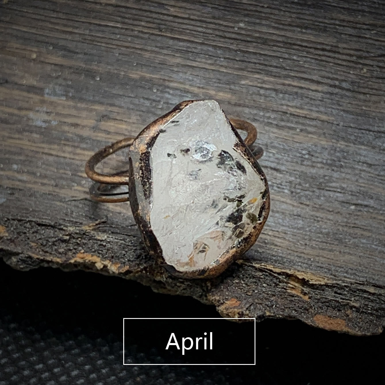Skanto | Natural Raw Birthstone Ring - Selina