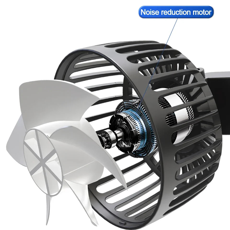 Dual Head Car Seat Cooling Fan | Bowlift