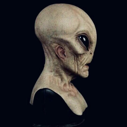 Alien Mask | Realistic Halloween Costume Accessories | Karnz