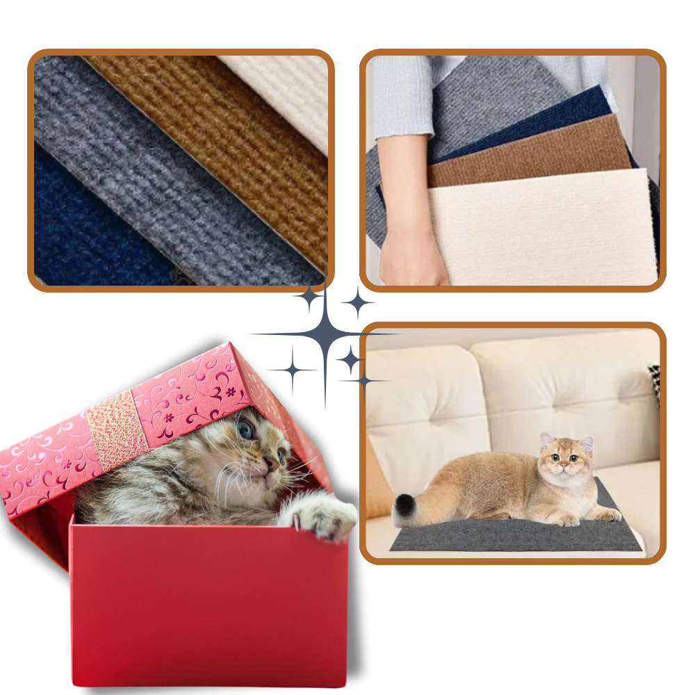 Self-Adhesive Wall-Mounted Cat Scratching Pad