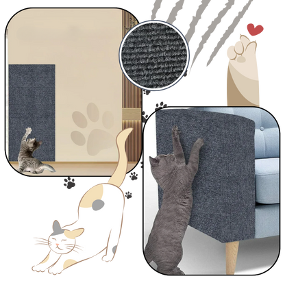 Self-Adhesive Wall-Mounted Cat Scratching Pad