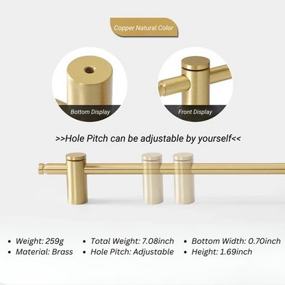 Adjustable Hole Cabinet Handle and Door Knob | Skanto